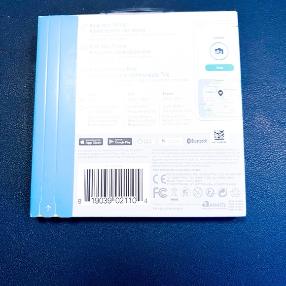 Tile Essentials (2020) 4-Pack Bluetooth Tracker - Picture 2 of 2